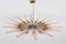 Dahlia Mod. 1563 Brass and Glass Chandelier by Max Ingrand, 1954 3