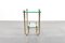 Hollywood Regency Style Gold Plated Brass and Glass Side Table, 1970s, Image 4