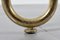 Hollywood Regency Style Gold Plated Brass and Glass Side Table, 1970s, Image 19