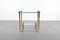 Hollywood Regency Style Gold Plated Brass and Glass Side Table, 1970s 9