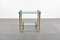 Hollywood Regency Style Gold Plated Brass and Glass Side Table, 1970s, Image 12