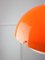 Lámpara colgante italiana era espacial de vidrio acrílico naranja, años 70, Imagen 14