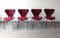 Series 7 Chairs by Arne Jacobsen for Fritz Hansen, 1990, Set of 4 2