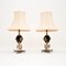 Large Vintage French Marble Table Lamps, 1930, Set of 2 3