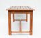 Mesa de comedor provincial francesa vintage de listones de pino, 1980, Imagen 5