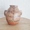 Pot Bereber Antique en Terre Cuite avec Motif Géométrique, 1980s 3