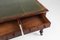English Partner Writing Table with Green Leather Decorated Surface, 1870s 9