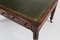 English Partner Writing Table with Green Leather Decorated Surface, 1870s 13