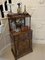 Antique Victorian Burr Walnut Side Cabinet, 1860s 2