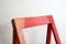 Mid-Century Red Folding Chairs by Aldo Jacober for Alberto Bazzani, 1966, Set of 2 4