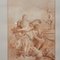 C. L. Jubier and J. B. Huet, Classicist Scenes, 1700s, Etchings, Framed, Set of 2 4