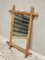 Vintage French Faux Bamboo Wall Mirror, 1930s 7