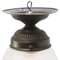 Art Deco Deckenlampe aus Messing & Milchglas 4