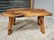 Vintage Rustic Coffee Table in Beech, 1960s 8