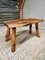 Vintage Rustic Coffee Table in Beech, 1960s 11