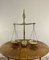 Large Antique Victorian Brass Beam Scale and Weights, 1890, Image 1