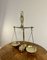Large Antique Victorian Brass Beam Scale and Weights, 1890, Image 5
