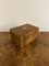 Antique Victorian Walnut Tunbridge Ware Inlaid Sewing Box, 1880 1