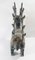 20th Century Chinese Chinoiserie Decorative Archaistic Bronze Deer Figure 5
