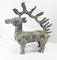 20th Century Chinese Chinoiserie Decorative Archaistic Bronze Deer Figure 2