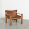 Pine and Leather Natura Armchair by Karin Möbring for Ikea, 1970s 9