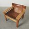 Pine and Leather Natura Armchair by Karin Möbring for Ikea, 1970s 4