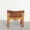 Pine and Leather Natura Armchair by Karin Möbring for Ikea, 1970s 12