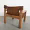 Pine and Leather Natura Armchair by Karin Möbring for Ikea, 1970s 8