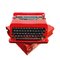 Máquina de escribir Olivetti Valentine S de Perry King & Ettore Sottsass para Olivetti Synthesis, años 70, Imagen 1