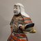 Escultura de figura de samurái de porcelana pintada a mano, Japón, años 20, Imagen 7