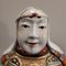 Samurai Skulptur aus handbemaltem Porzellan, Japan, 1920er 10