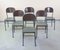 Industrial Iron Chairs, 1940s, Set of 6 1