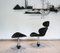 Curve Sessel und Fußhocker von Dan-Form, 1990er, 2er Set 2