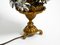 De mesa grande de metal dorado y piedras de cristal de Murano de Banci Firenze, Italia | 60cm | 23.6, años 50, Imagen 9