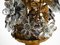 De mesa grande de metal dorado y piedras de cristal de Murano de Banci Firenze, Italia | 60cm | 23.6, años 50, Imagen 16