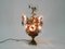 Large Table Lamp in Gilded Metal and Murano Glass Stones from Banci Firenze, Italy | 60cm | 23.6, 1950s 4