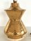 Italian Ceramic Table Lamp in Gold Metallic by Aldo Londi for Bitossi, 1960s 8