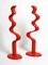 Large Limited Abstract Metal Floor Sculptures in Red by Tony Almén and Peter Gest for Ikea, 1990s, Set of 2 17