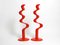 Esculturas de suelo abstractas limitadas grandes de metal en rojo de Tony Almén and Peter Gest para Ikea, años 90. Juego de 2, Imagen 2