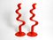 Esculturas de suelo abstractas limitadas grandes de metal en rojo de Tony Almén and Peter Gest para Ikea, años 90. Juego de 2, Imagen 18