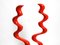 Esculturas de suelo abstractas limitadas grandes de metal en rojo de Tony Almén and Peter Gest para Ikea, años 90. Juego de 2, Imagen 16