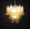 Vintage Italian Murano Chandelier with 53 Amber Glass Petals from Mazzega, 1990s, Image 9