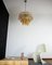 Vintage Italian Murano Chandelier with 53 Amber Glass Petals from Mazzega, 1990s, Image 7