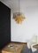 Vintage Italian Murano Chandelier with 53 Amber Glass Petals from Mazzega, 1990s, Image 8