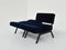 Set of Panchetto Armchairs by Rito Valla for Ipe, Italy, 1960s, Image 5