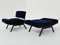 Set of Panchetto Armchairs by Rito Valla for Ipe, Italy, 1960s, Image 9