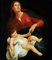 Angelo Granati, Maternidad, óleo sobre lienzo, 2005, Imagen 2