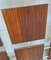 Mid-Century Aluminium and Wooden Wall Coat Rack 5