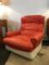 Orange Lounge Chair by Michel Cadestin for Airborne, 1960s 3