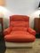 Orange Lounge Chair by Michel Cadestin for Airborne, 1960s 1